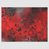 Retro Red Paint Spritzer Seidenpapier (Vorderseite)