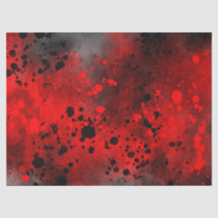 Retro Red Paint Spritzer Seidenpapier