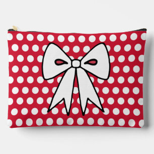 Retro Red Polka Dot Kosmetik Beutel Geschenk