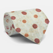 Retro Red Polka Dot Krawatte (Gerollt)