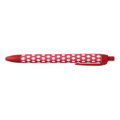 Retro Red Polka Dot School Office Writing Pen Gift Kugelschreiber (Unterseite)