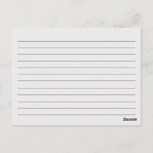 Retro Red Rolling Button Kitchen Tools Rezept Card Postkarte (Rückseite)