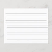 Retro Red Schürze Kitchen Tools Rezept Card (Rückseite)