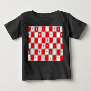 Retro Red Sternexplosionen Baby T - Shirt