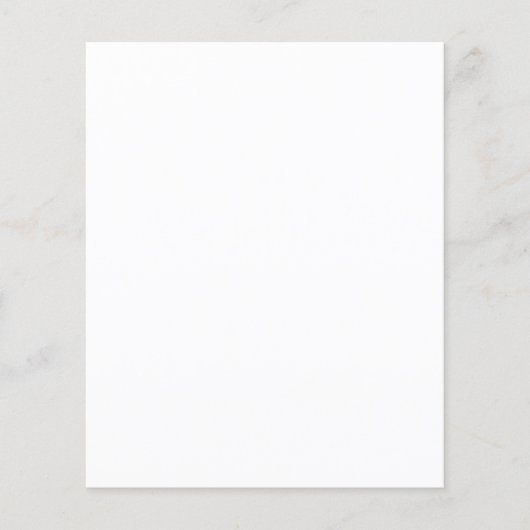 Retro Red Strawberry and Blume Pattern Flyer (Vorne)