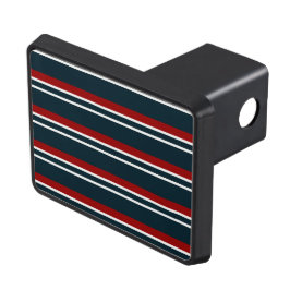 Retro Red Tartan Stripe Abschlepphaken Cover