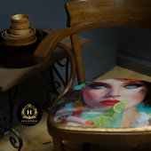 Retro Redhead Tropical Limon Cocktail Decoupage Seidenpapier