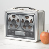 Retro reel to reel Metal Lunchbox (Beispiel)