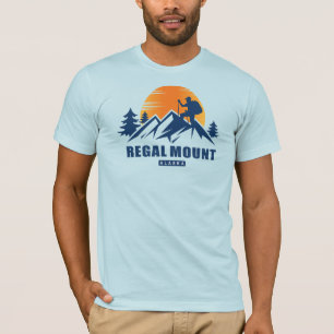 Retro Regal Mountain T - Shirt