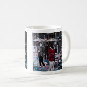 Retro-Regen-Gemälde von Alfred Fox Kaffeetasse (VorderseiteRechts)