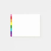 Retro-Regenbogen 8 - Stolz Post-it Klebezettel (Vorderseite)