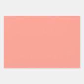 Retro-Regenbogen-Blume Rosa und Koralle Geschenkpapier Set (Vorderseite 3)