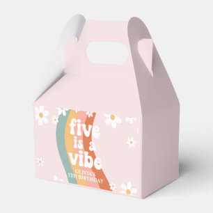 Retro Regenbogen Five ist eine Stimmung Daisy 5. G Geschenkschachtel