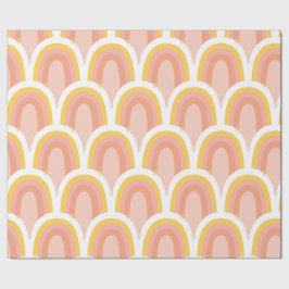 Retro-Regenbogen Geschenkpapier