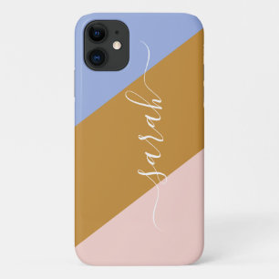 Retro-Regenbogen-Grafik Personalisierter Name Case-Mate iPhone Hülle