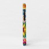 Retro-Regenbogen-Hippie-Blumenmuster Case-Mate iPhone Hülle (Hinten/Links)