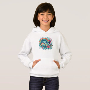 Retro-Regenbogen-Kindness-Matters-Hoodie Hoodie