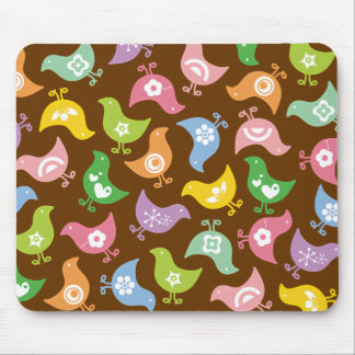 Retro Regenbogen-Küken-Spaß-Muster-Gewohnheit Mousepad