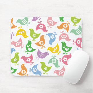 Retro Regenbogen-Küken-Spaß-Muster-Gewohnheit Mousepad