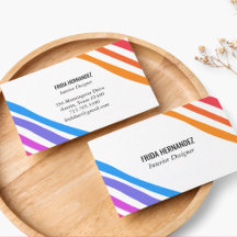 Retro-Regenbogen-Minimalistische Streifen