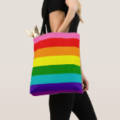 Retro Regenbogen Stolz Tasche (Von Nahem)