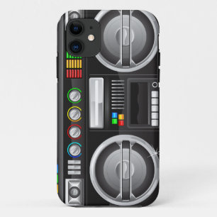retro Regenbogen-Tasten Boombox Ghetto Master Case-Mate iPhone Hülle
