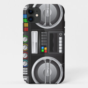 retro Regenbogen-Tasten Ghettoblaster Master Case-Mate iPhone Hülle