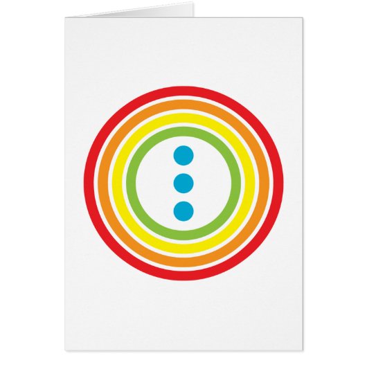 Retro-Regenbogendots (Vorne)