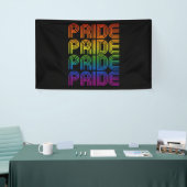 Retro-Regenbogenforelle Banner (Messeveranstaltung)