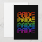 Retro-Regenbogenforelle Feiertagskarte (Vorne/Hinten)