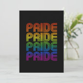Retro-Regenbogenforelle Feiertagskarte (Stehend Vorderseite)