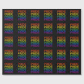 Retro-Regenbogenforelle Geschenkpapier (Flach)