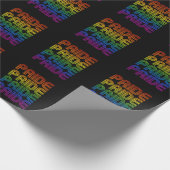 Retro-Regenbogenforelle Geschenkpapier (Ecke)