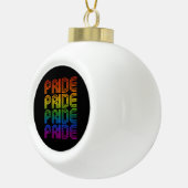 Retro-Regenbogenforelle Keramik Kugel-Ornament (Rechts)