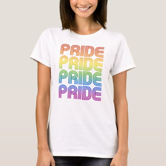 Retro-Regenbogenforelle T-Shirt (Vorderseite)