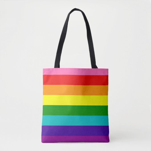 Retro-Regenbogenforelle Tasche (Vorderseite)