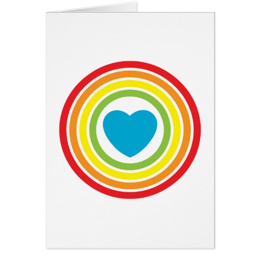 Retro-Regenbogenkreise (Vorne)