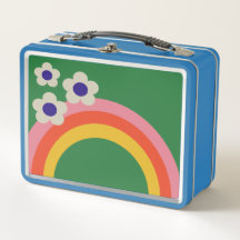 Retro RegenbogenLunchbox