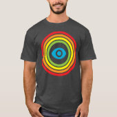 Retro Regenbogensichtauge T-Shirt (Vorderseite)