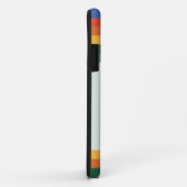 Retro-Regenbogenstreifen-Monogramm Case-Mate iPhone Hülle (Hinten/Rechts)