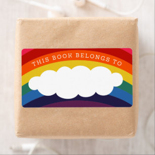 Retro-Regenbogenwolke
