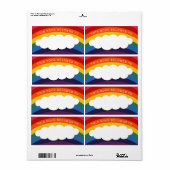 Retro-Regenbogenwolke (Vorne)