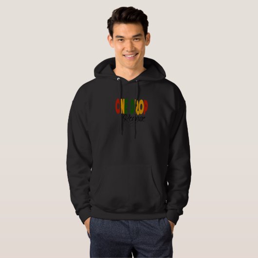 Retro Reggae Music One Drop Jamaica Roots & Cultur Hoodie (Vorne ganz)