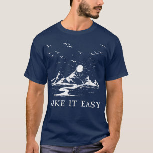Retro Reggae Vintage Musikstile Einfache Kunst T-Shirt