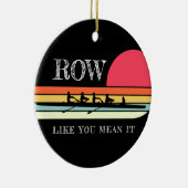 Retro-Reihe, wie Sie Gemein, es schwarz Keramik Ornament (Rechts)