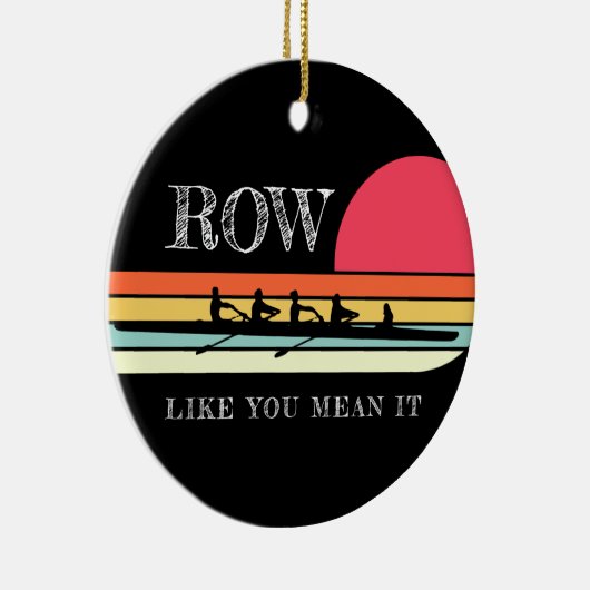 Retro-Reihe, wie Sie Gemein, es schwarz Keramik Ornament (Rechts)