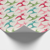 Retro Reindeer ©studioxtine Geschenkpapier (Ecke)