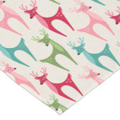 Retro Reindeer ©studioxtine Kurzer Tischläufer (Ecke)