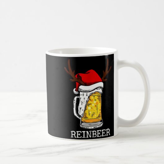 Retro Reindeer Winedeer Reinbeer Matching Couples Kaffeetasse (Rechts)