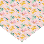 Retro Reindeer Wonderland Urlaubsmuster Tischdecke (Schrägansicht)